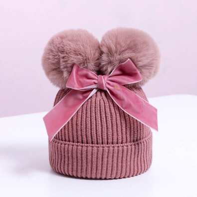 Bow Hats double pom