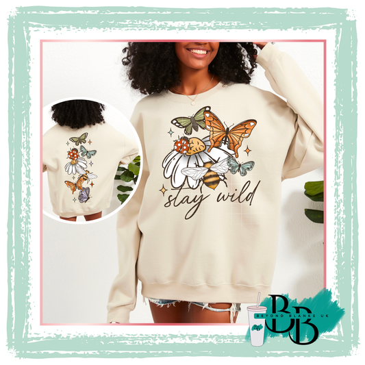 DTF-Stay wild -pocket & spine