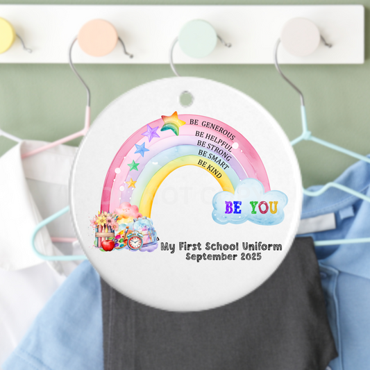 UVDTF- Rainbow My first School uniform September 2025