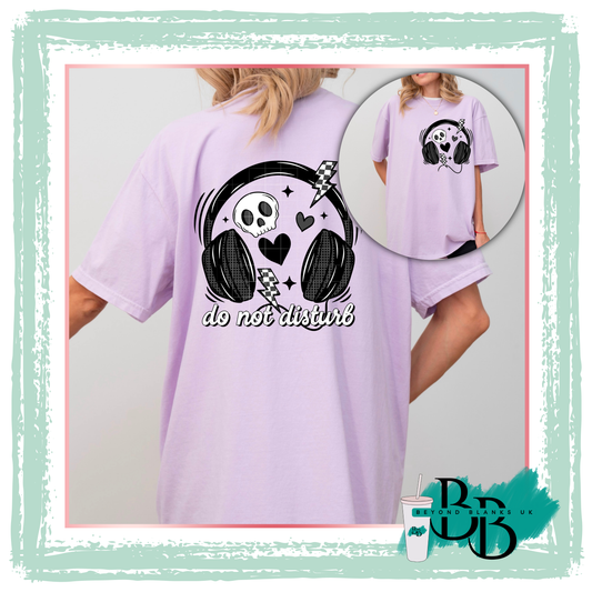 DTF-Do not disturb black -pocket & spine