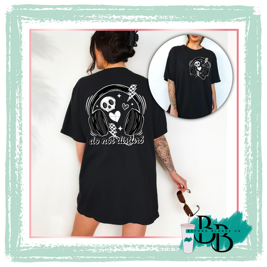 DTF-Do not disturb white -pocket & spine