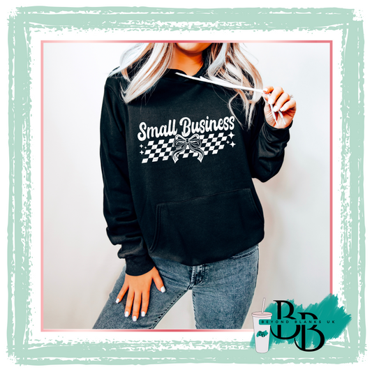 DTF- Small business bow white