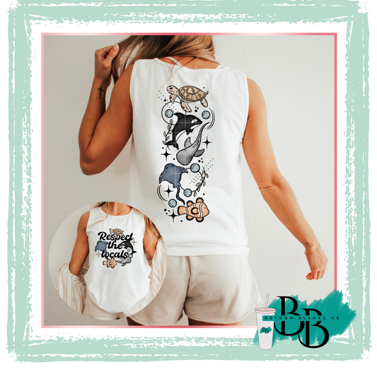 DTF-Respect the locals -pocket & spine