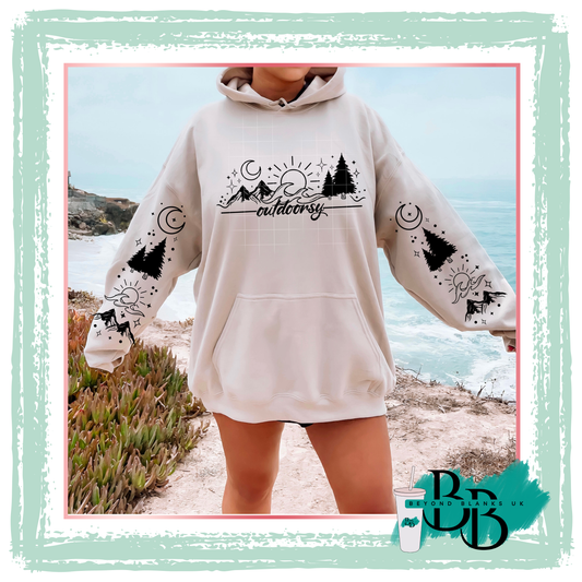 DTF Outdoorsy - chest & sleeve