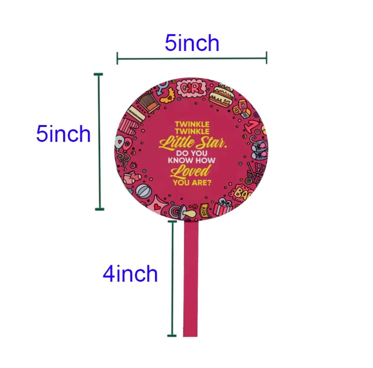Cake toppers MDF sublimation
