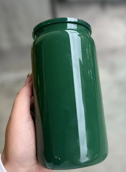Can tumbler 16oz coloured glass