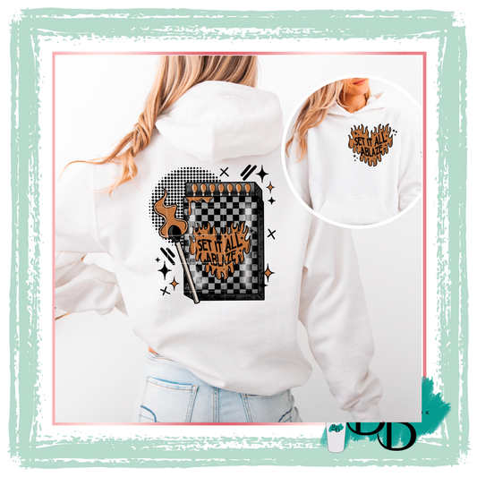 DTF-Set it all ablaze- pocket & spine