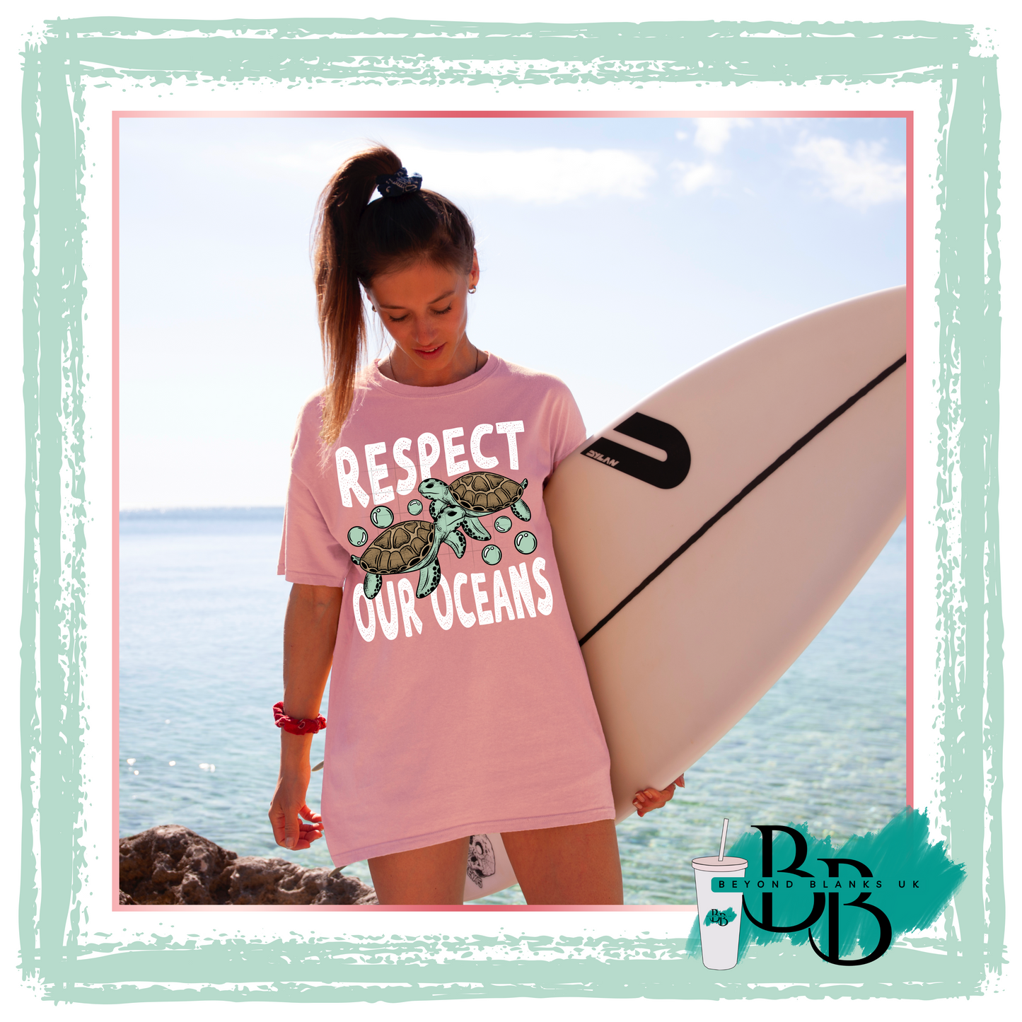 DTF- Respect our oceans white