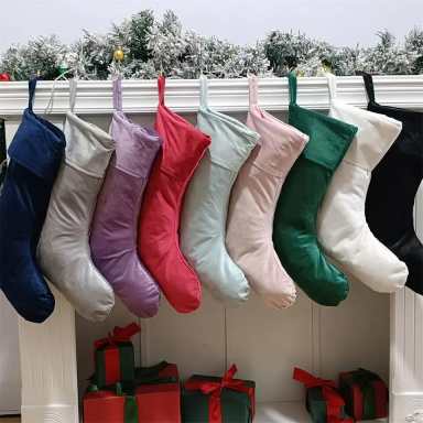 Black Christmas stocking