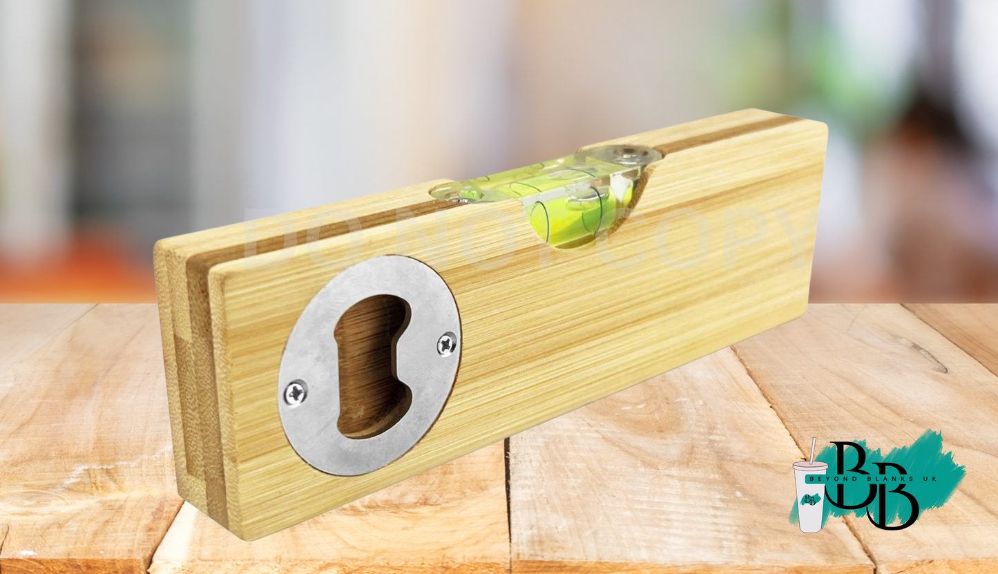Bamboo spirit level