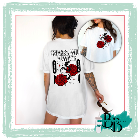 DTF-Bite back snake pocket & spine