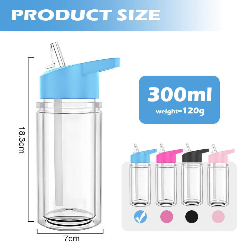 10oz snow-globe bottles