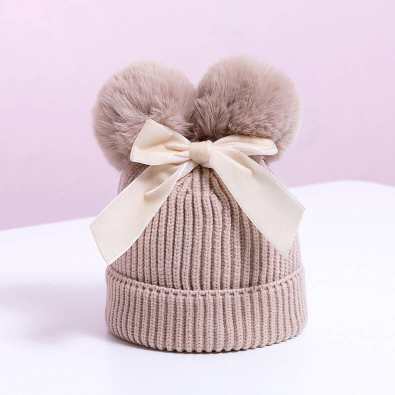 Bow Hats double pom