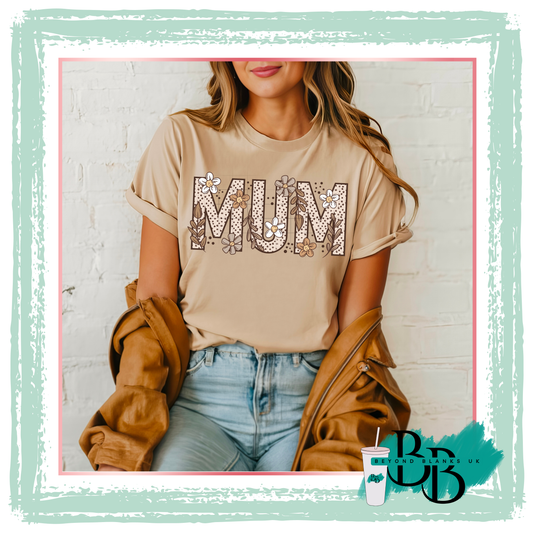 DTF Mum neutral floral