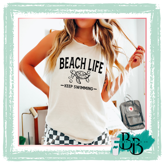 DTF-Beach life- black