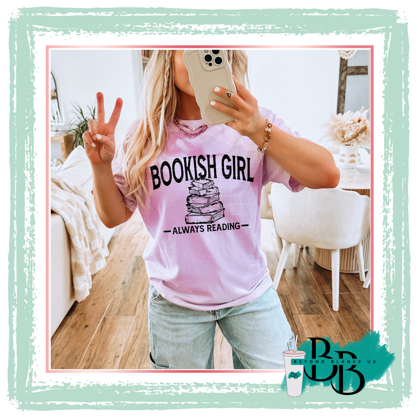 DTF-Bookish girl- black