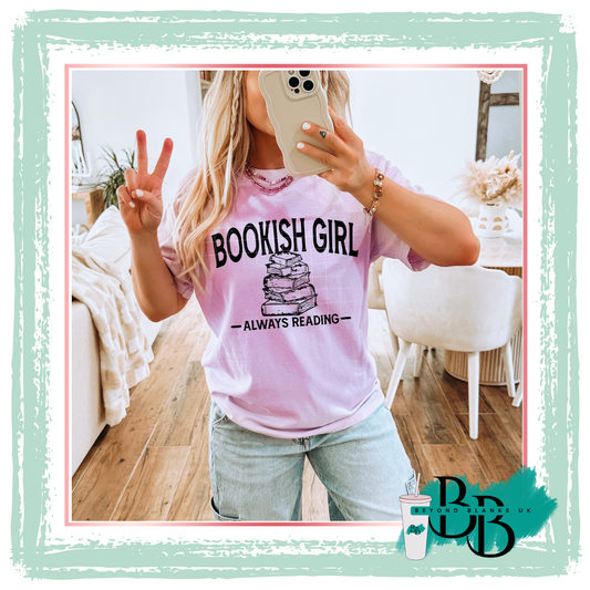 DTF-Bookish girl- black