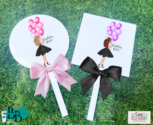 Cake toppers MDF sublimation