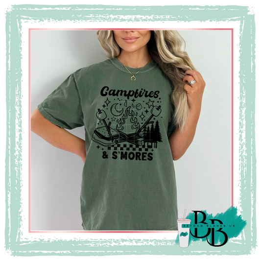DTF- Campfires & Smores - black