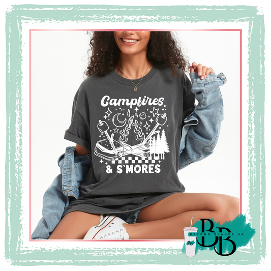 DTF- Campfires & Smores- white
