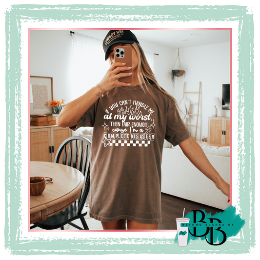 DTF- Complete disaster - white