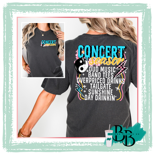 DTF-Concert season-white Spine & pocket