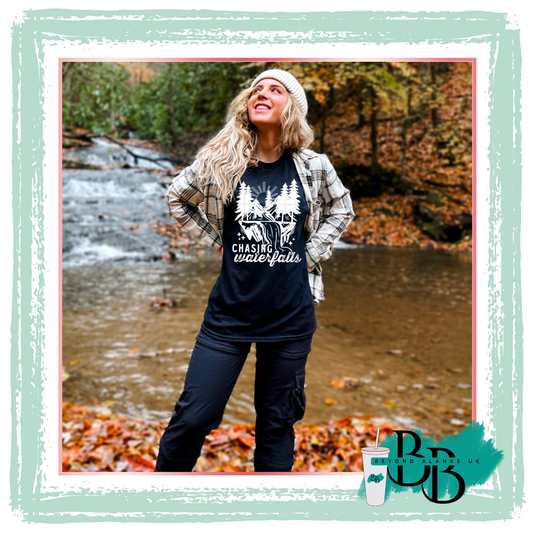 DTF-Chasing waterfalls- white