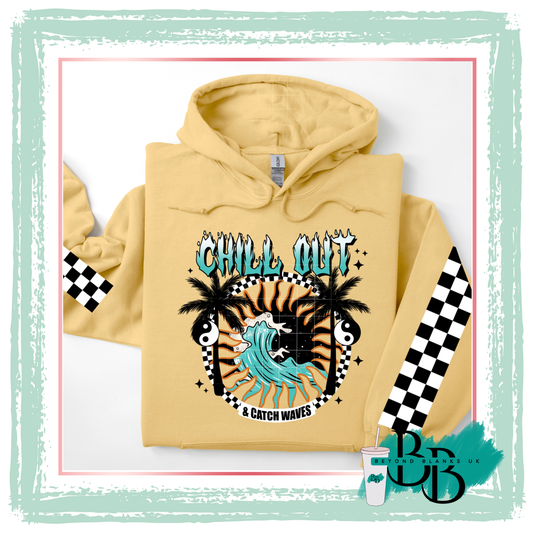 DTF - Chill out- chest & sleeve