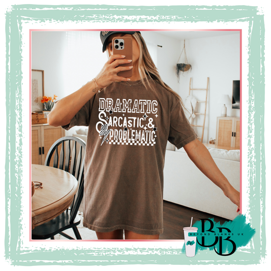 DTF- Dramatic sarcastic - white