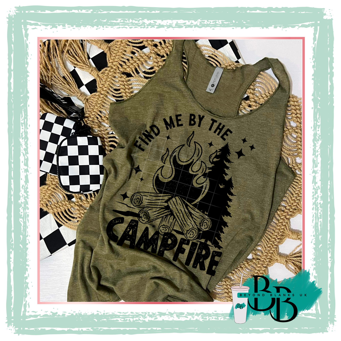 DTF- Find me by the campfire- black