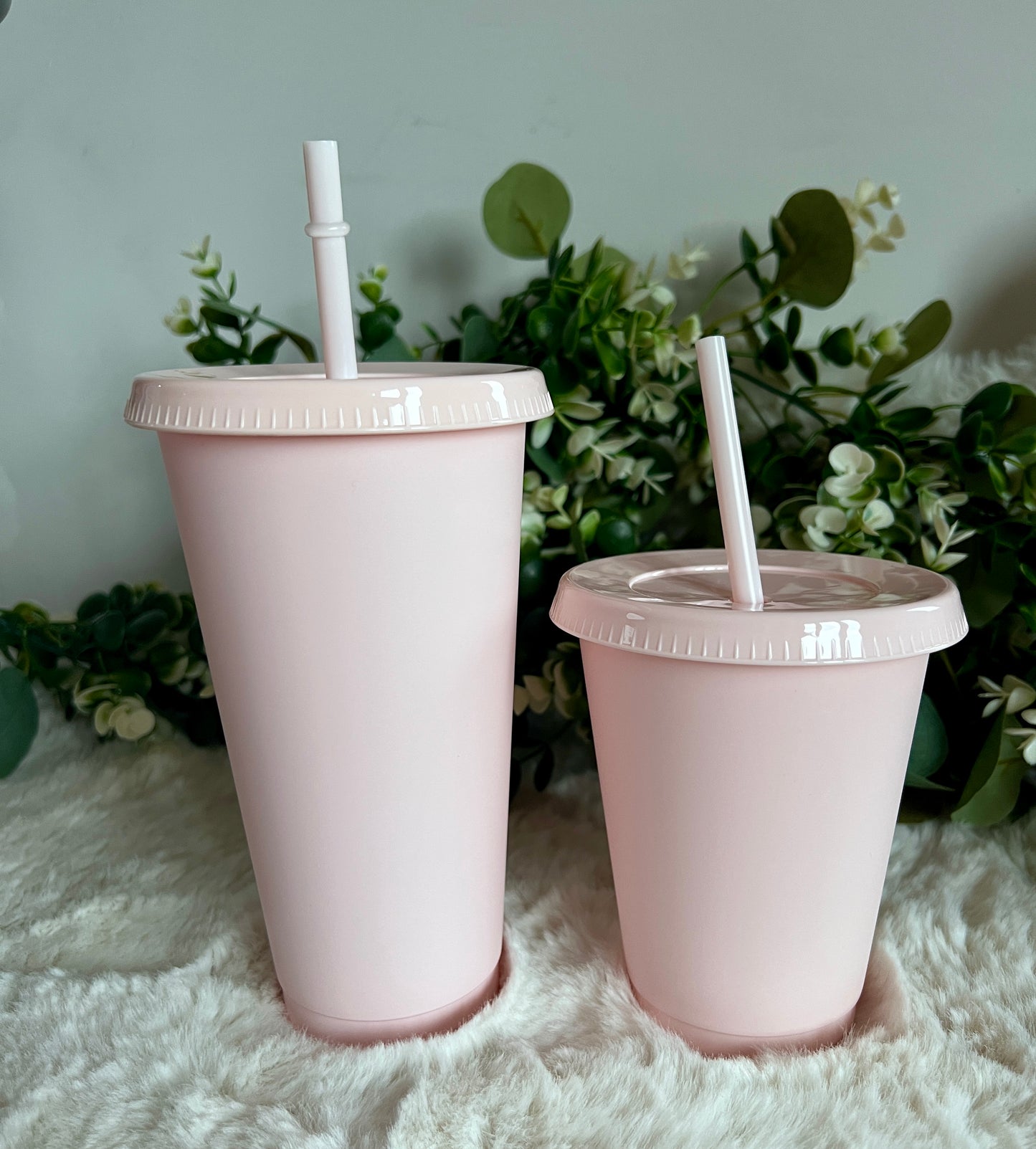 cold cup Pale pink 16oz