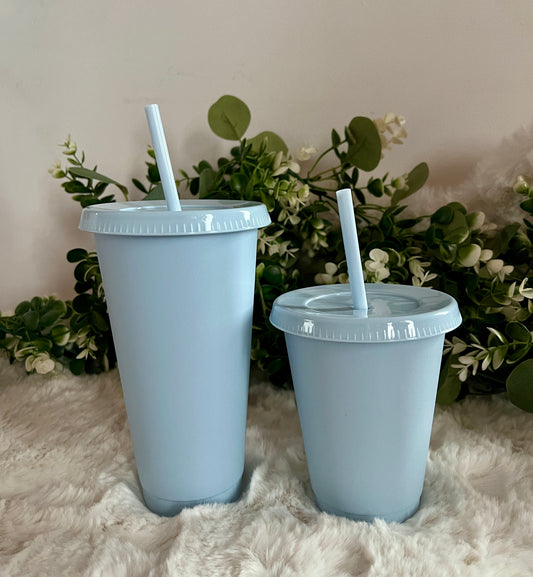 Cold cups Pale blue 24oz