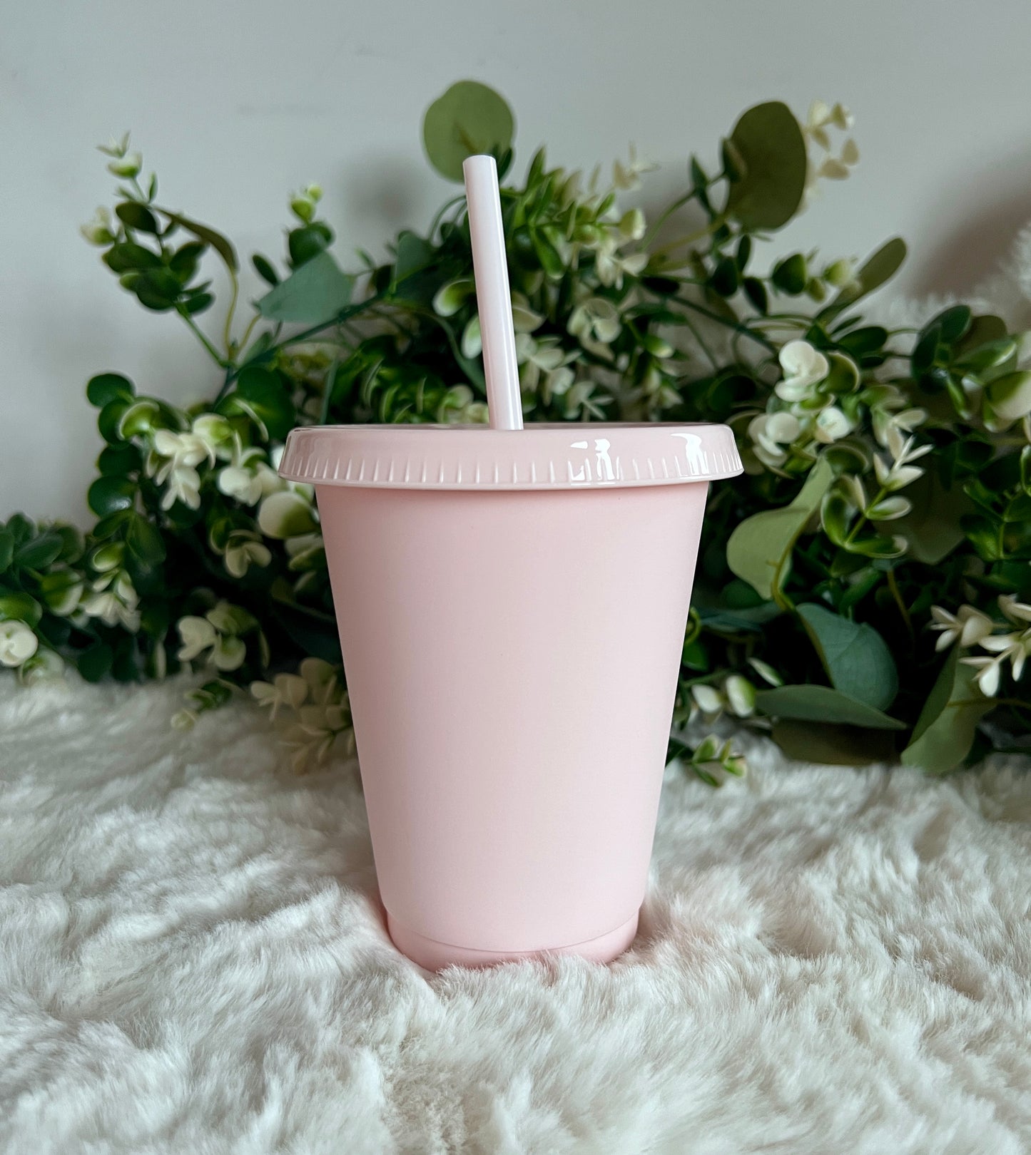 cold cup Pale pink 16oz