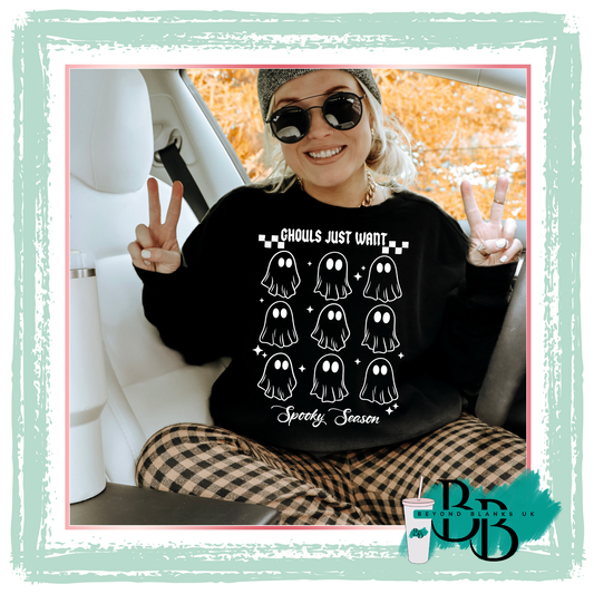 DTF- Ghouls just wants spooky-white