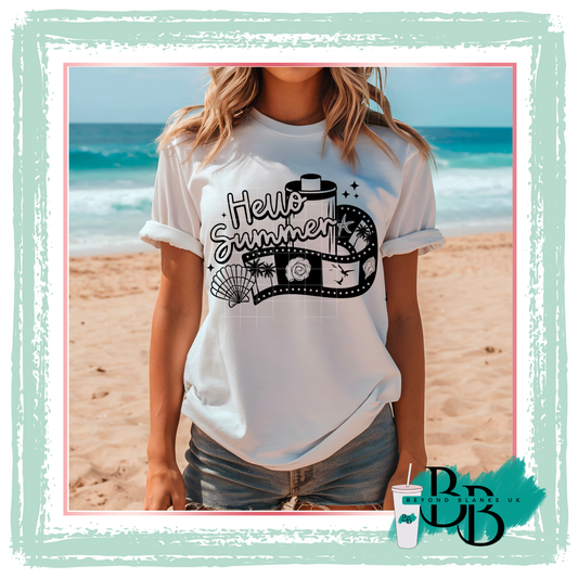 DTF- Hello summer film- black