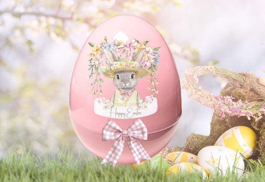 UVDTF Easter bunny floral pink