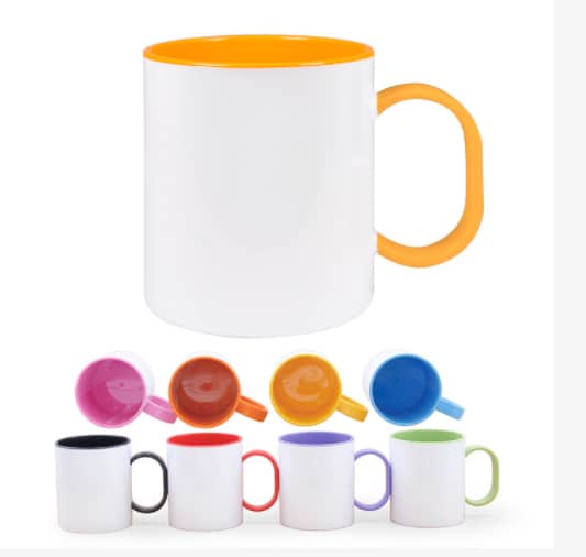 Polymer sublimation mugs