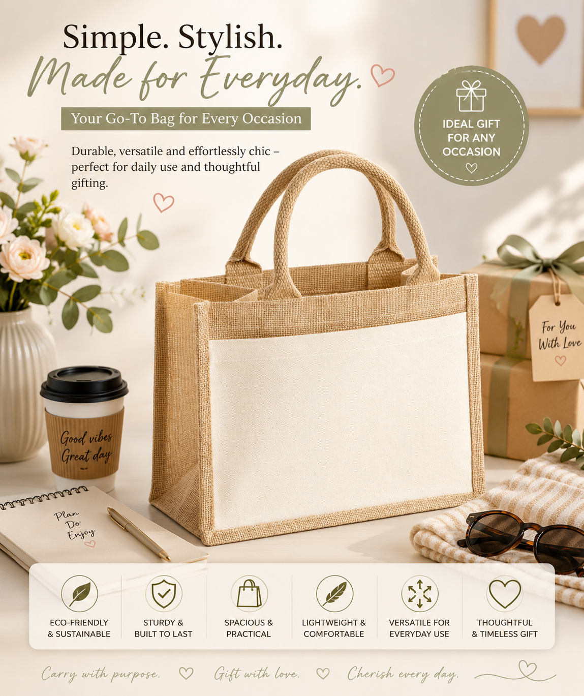 Pocket Jute bags