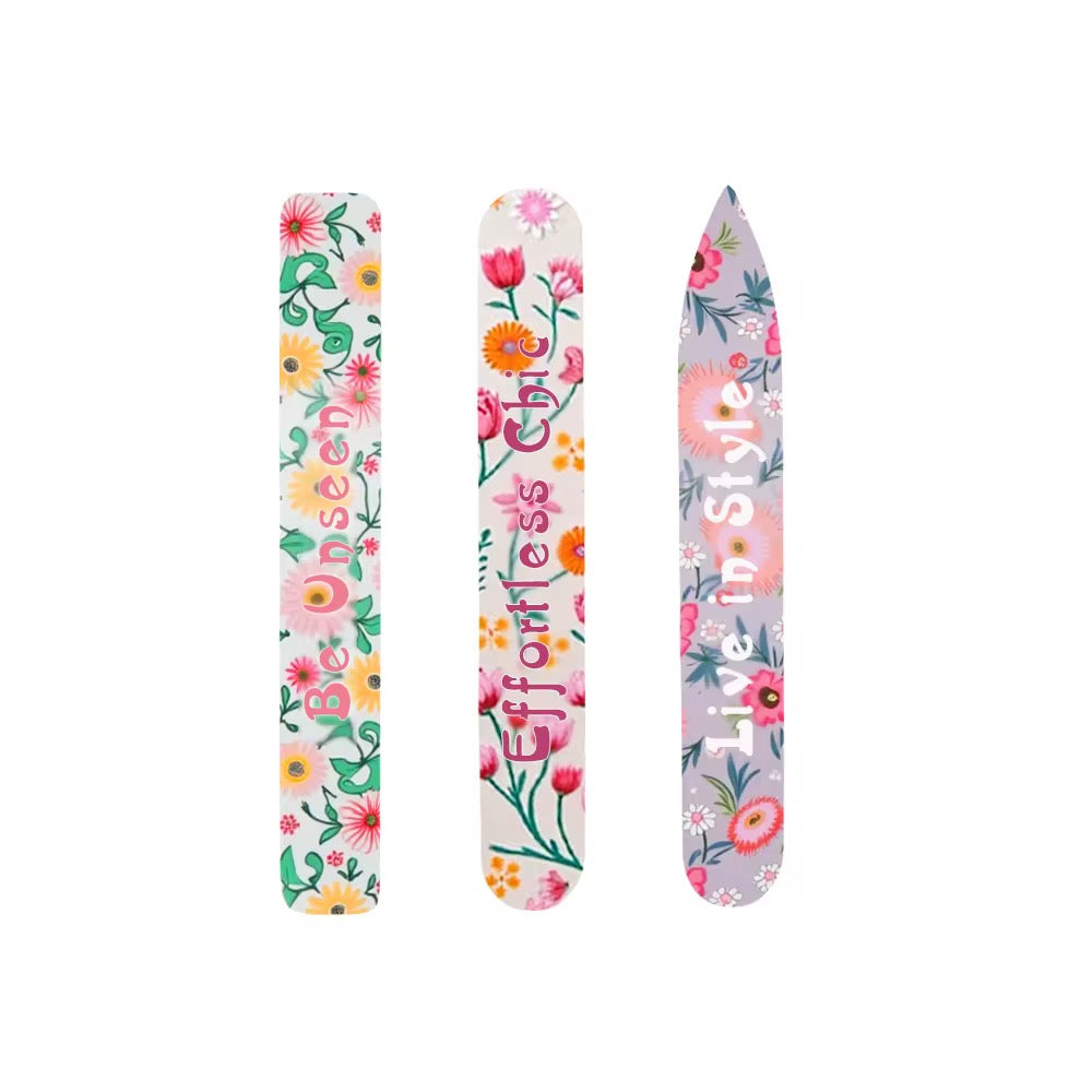 Nail file glass sublimation