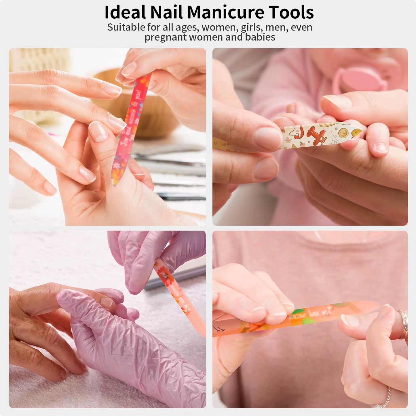Nail file glass sublimation