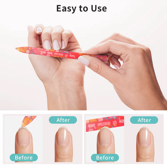 Nail file glass sublimation