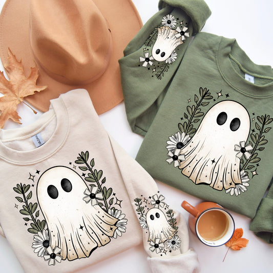 Floral ghost - single sublimation print