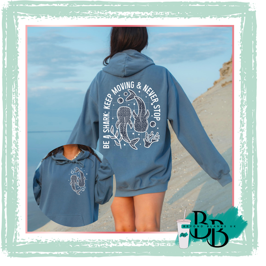 DTF-Keep moving -white text spine & pocket