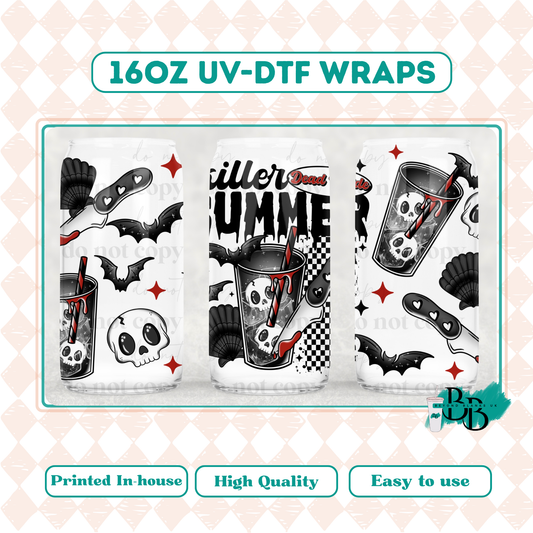 UVDTF 16oz wrap-Killer summer