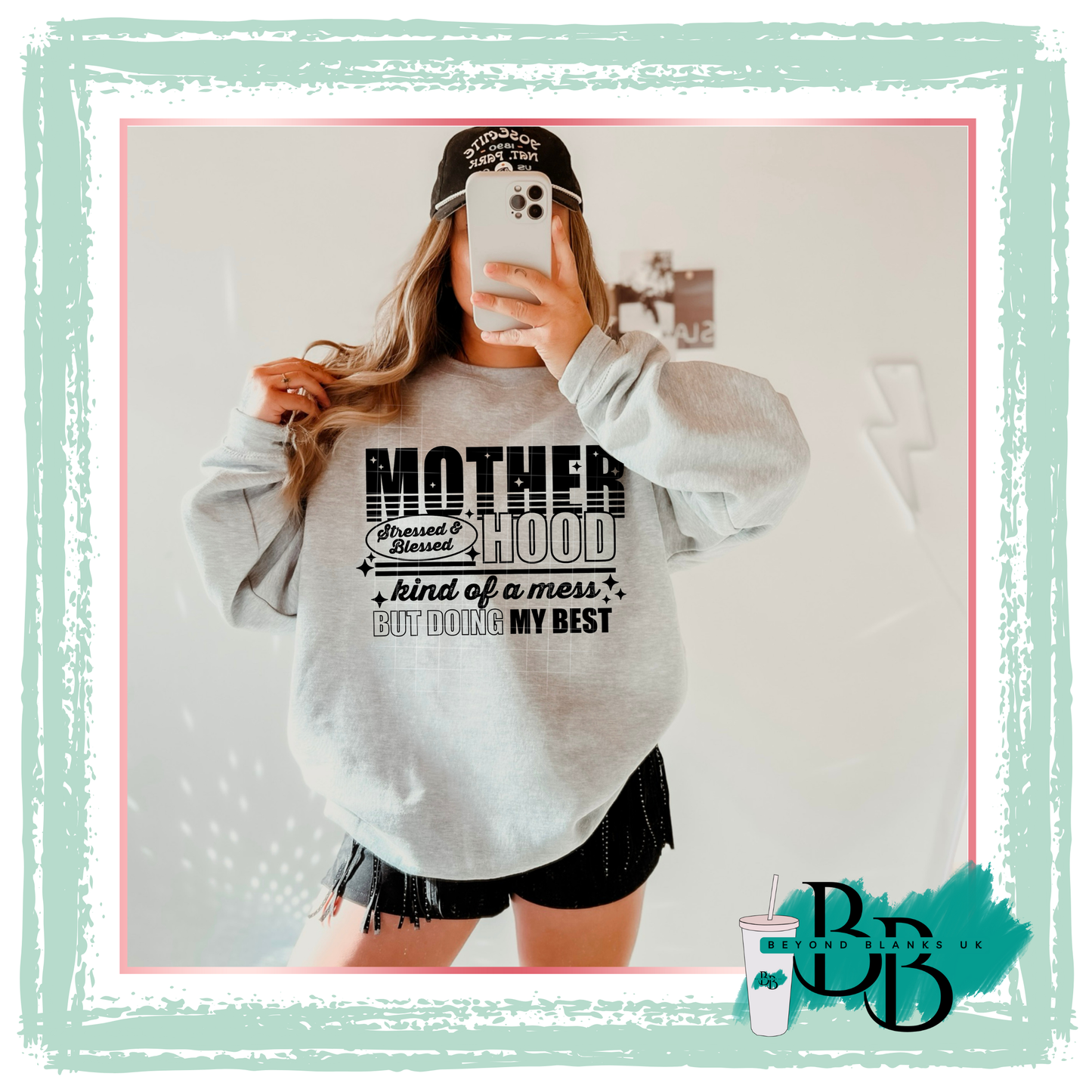 DTF- Motherhood -black