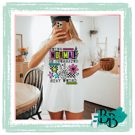 DTF- Normal is overrated- black