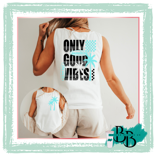 DTF-Only good vibes blue - spine & pocket