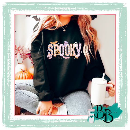 DTF- Pastel varsity spooky