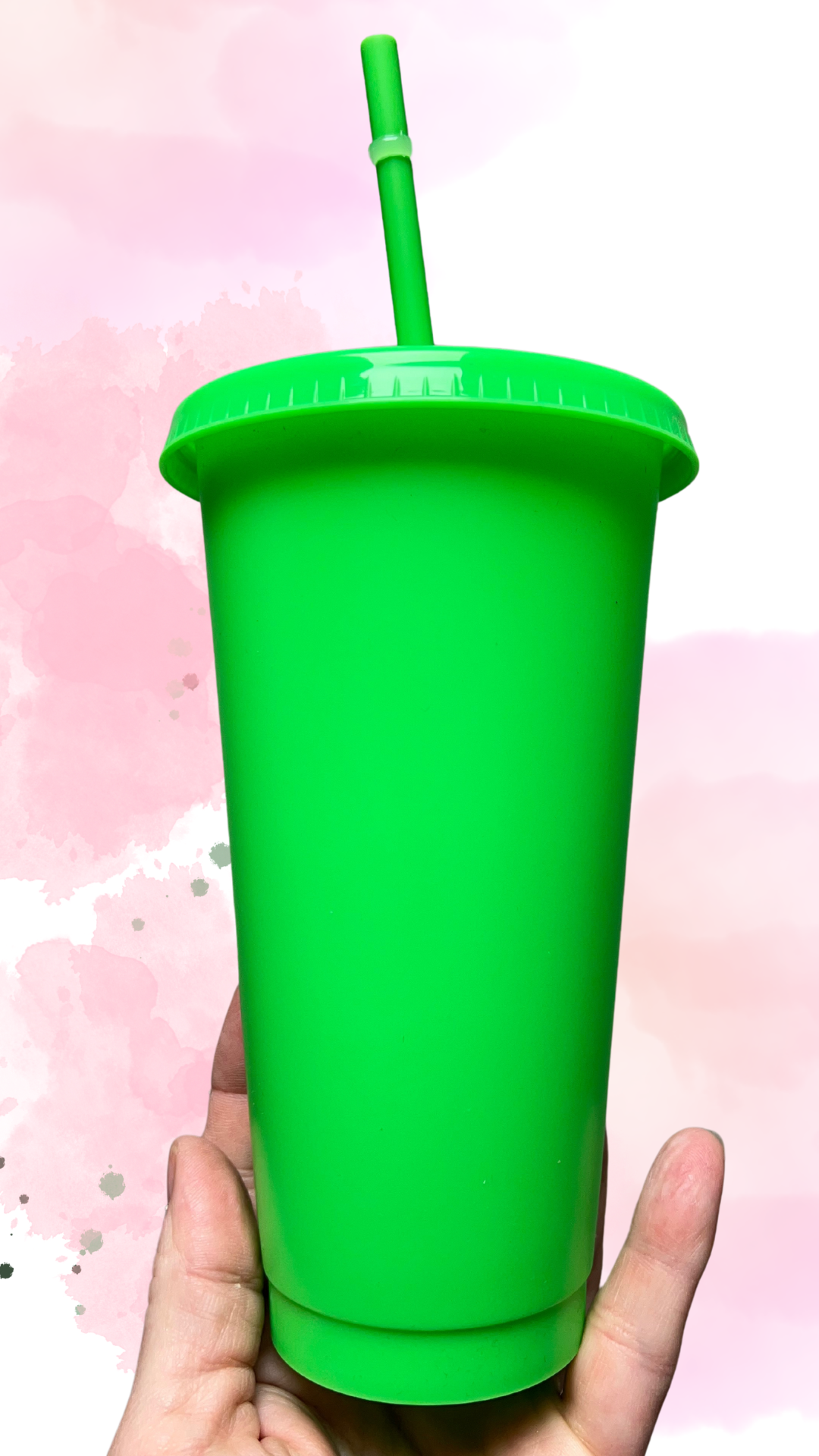 Cold cup 24oz -lime green