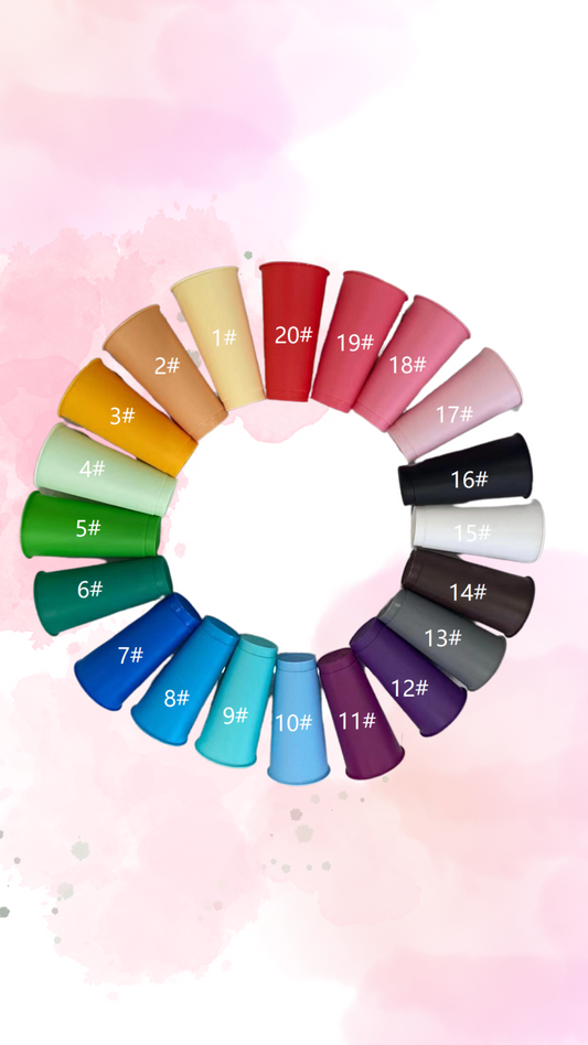 24oz cold cup peach #2